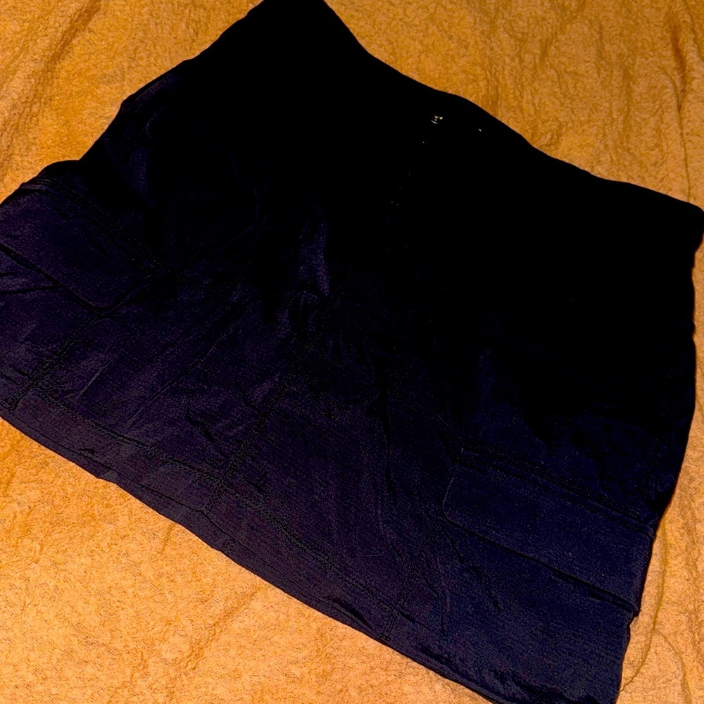 Athleta black skirt with shorts